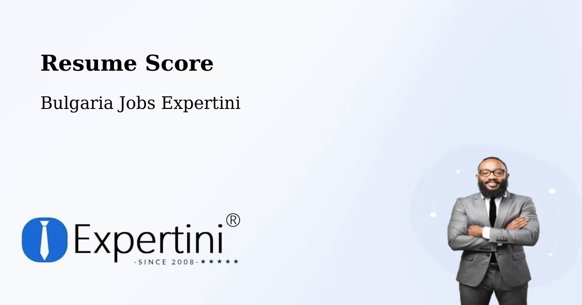 Resume Score & Job Description Match Tool – Kula - Bulgaria Jobs Expertini